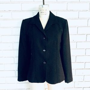 Black Clues New York Polyester Blazer Size 10